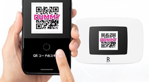 難しい設定は不要!本体のQRコードをスマートフォンで読み込むだけで、簡単スムーズにWi-Fiの接続ができます。