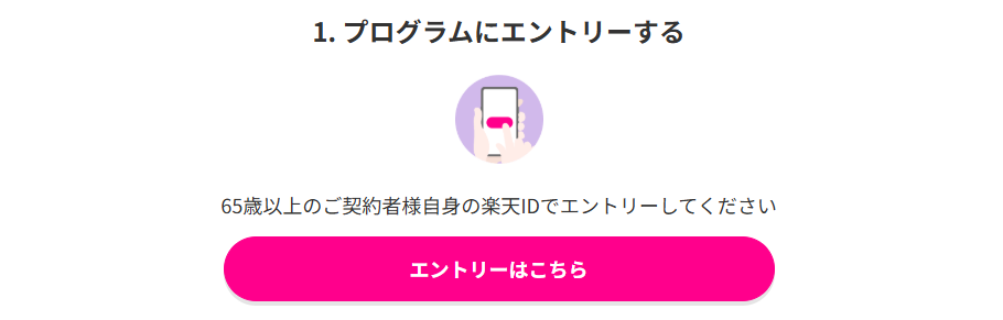 プログラムにエントリー