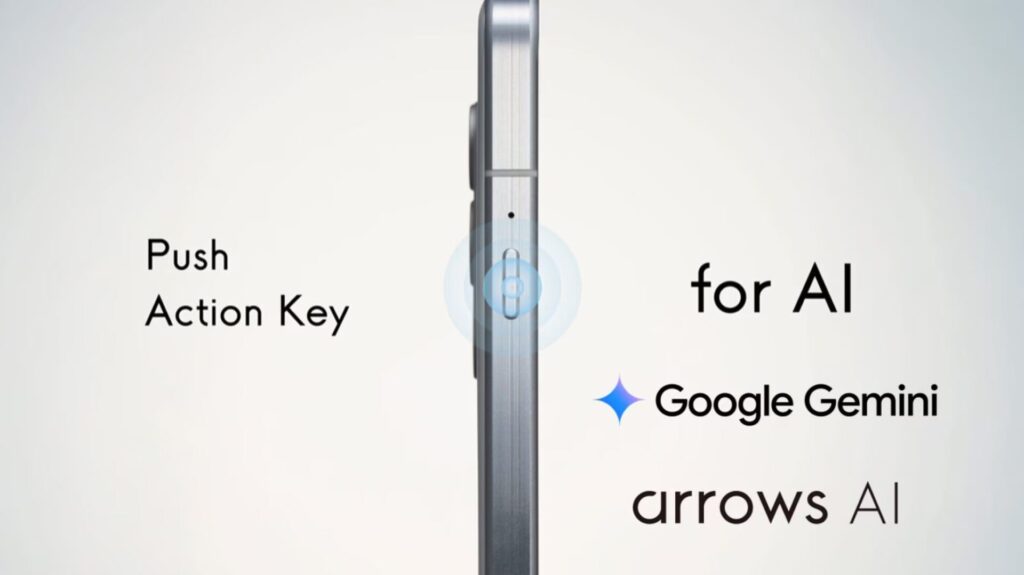 Google Geminiを起動するアクションキー＋arrows AI搭載